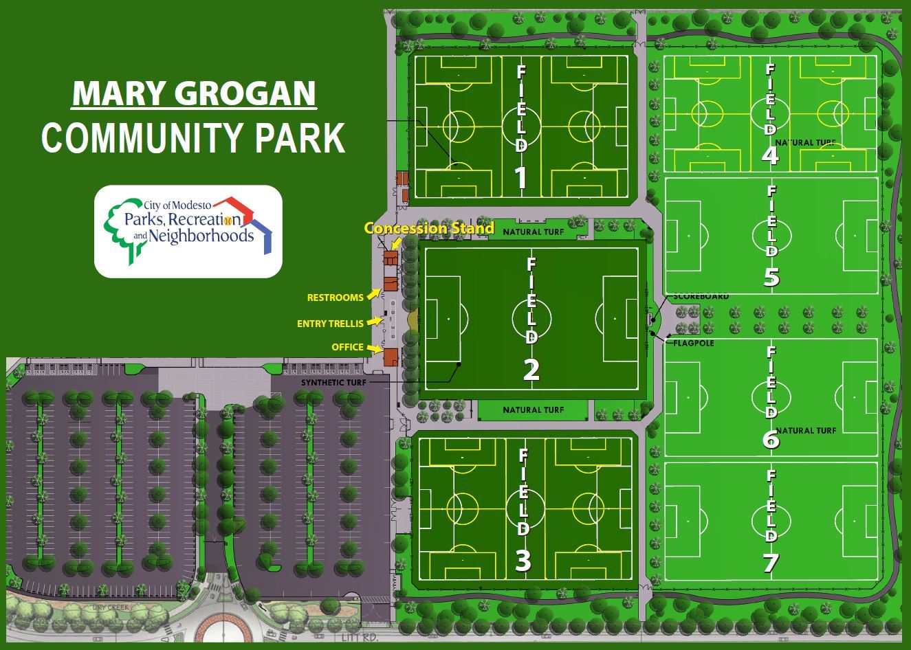 MaryGroganSoccerComplexMap
