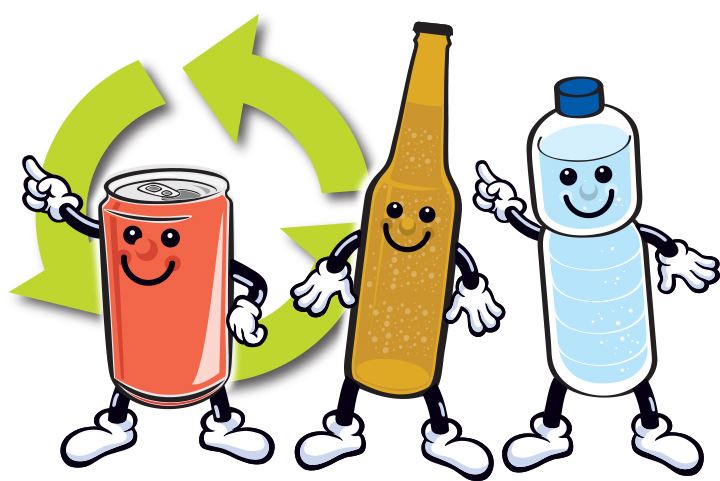 Image of the City of Modesto Recycling Mascots
