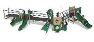 Artist's rendering of the proposed new Graceada Park Playground