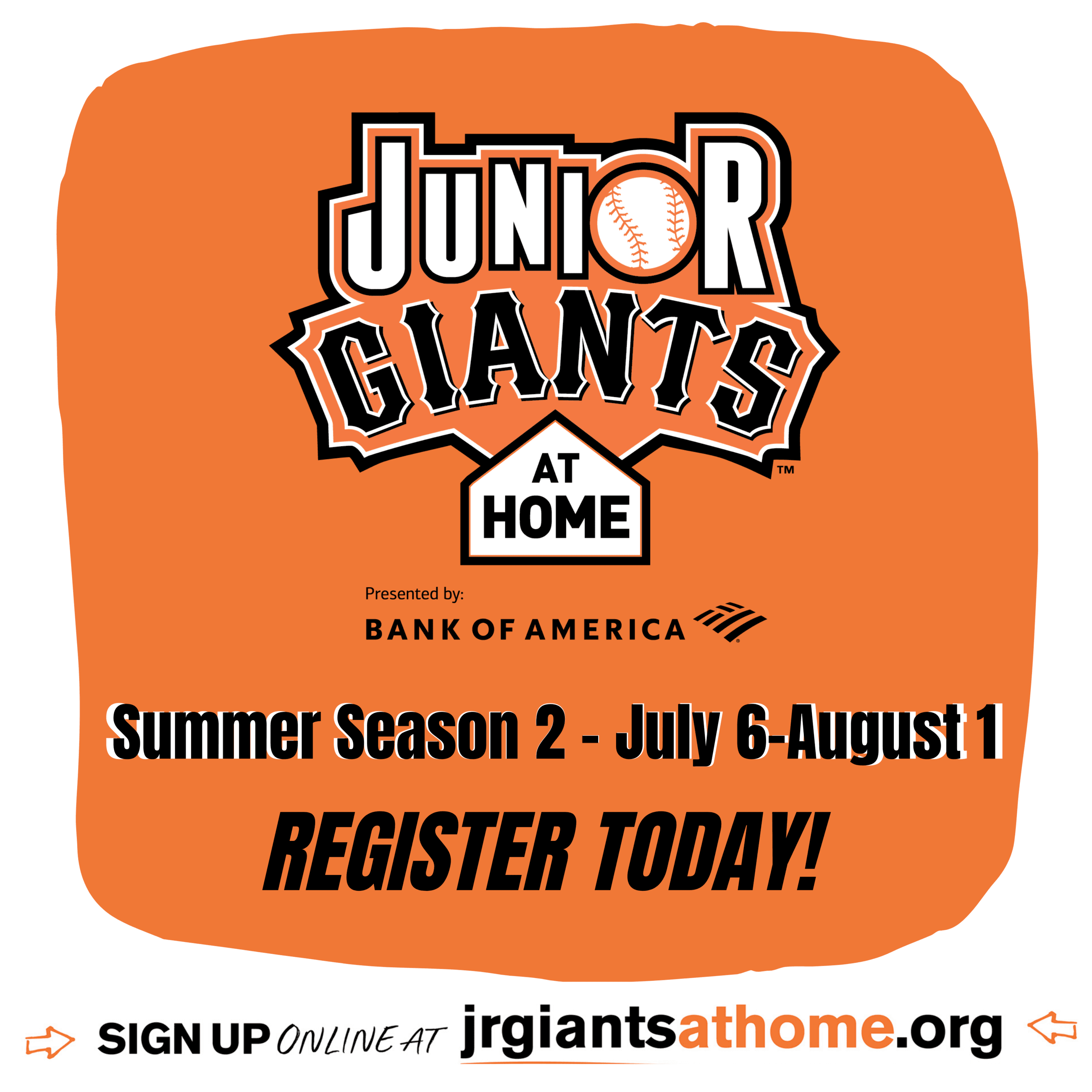 Junior Giants at Home virtual season registration now open