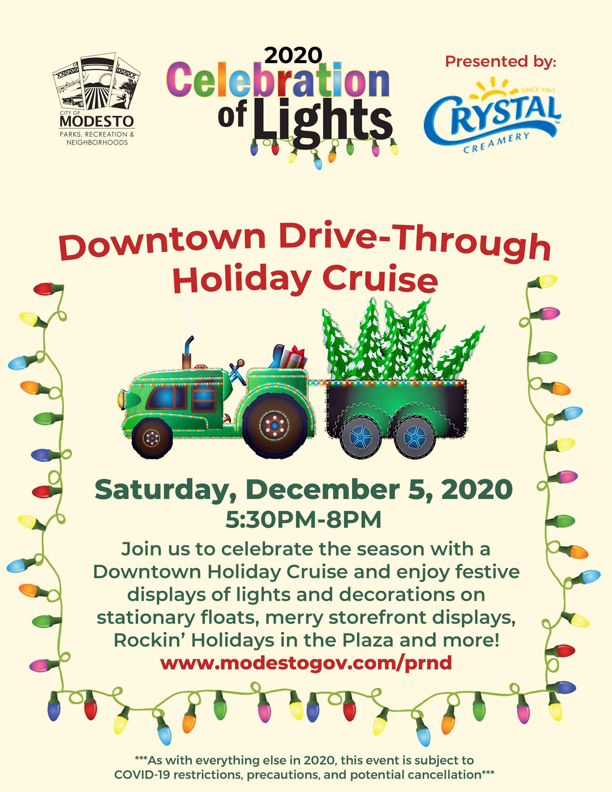 Celebration of Lights Parade Flyer