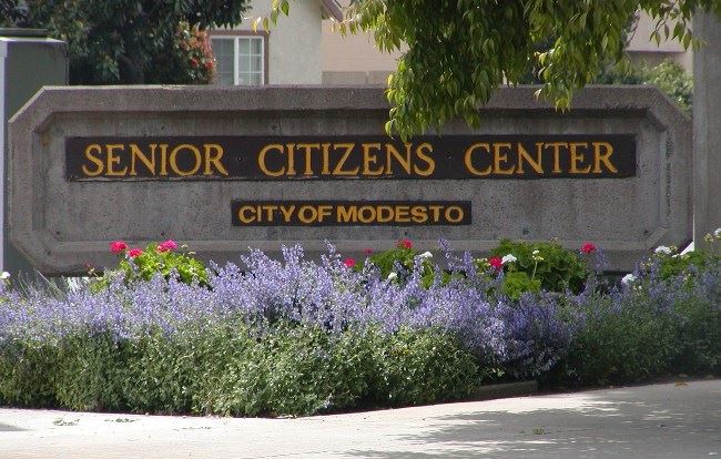 Senior Citizens Center Sign