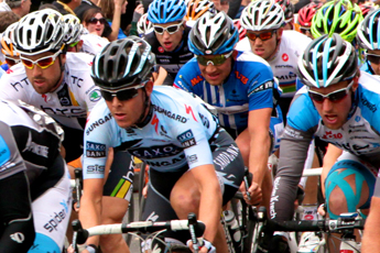 Amgen bicycle riders